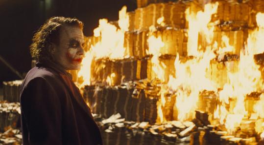 money burning