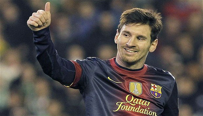 Lionel Messi wins