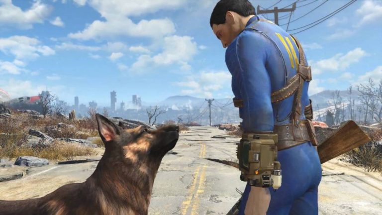 Fallout 4 Dog and Man