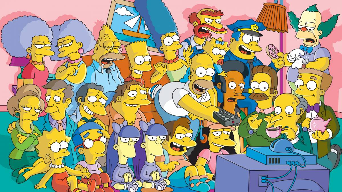 The Simpsons couch gag