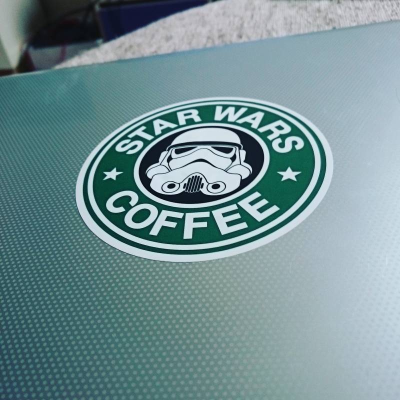 Star Wars Coffee Sticker