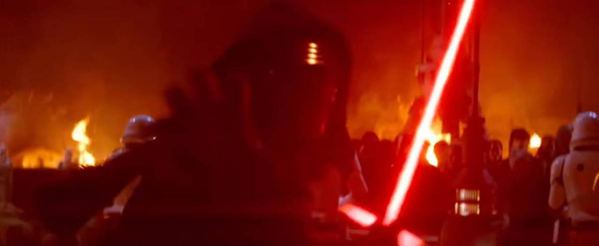 Kylo Ren the force awakens
