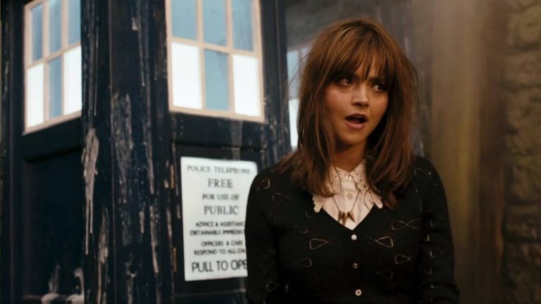 Clara and the TARDIS