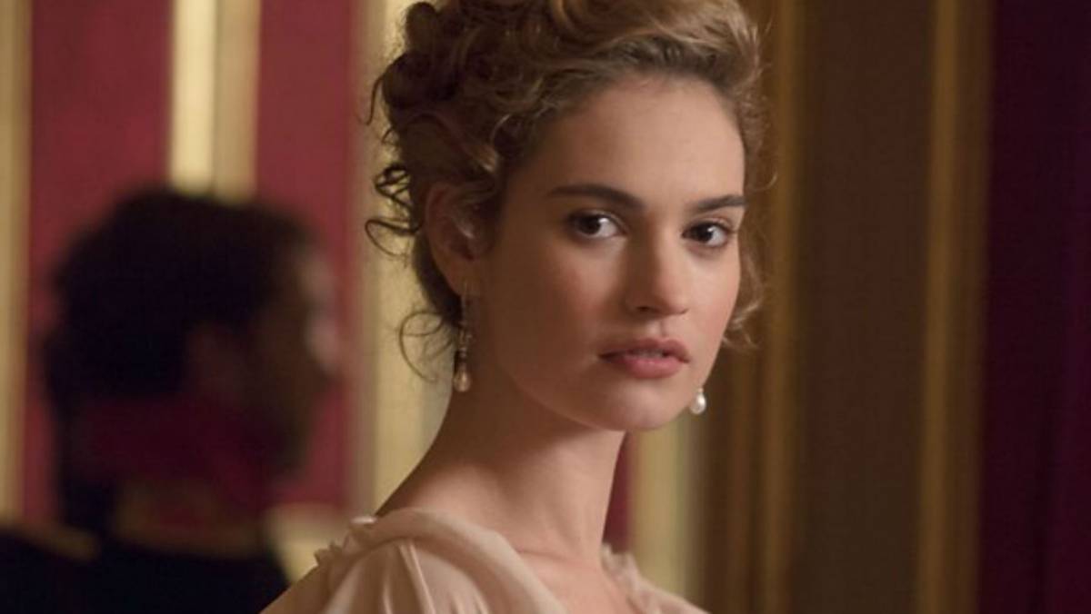 Lily James as Natasha Rostova