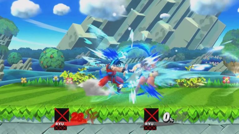  Goku se abre camino en Super Smash Bros. con este mod