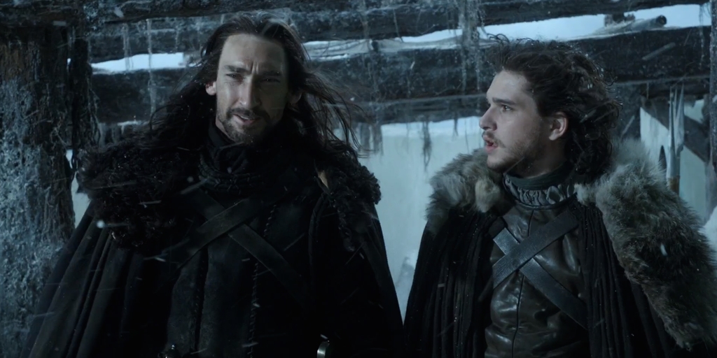 Benjen Stark and Jon Snow