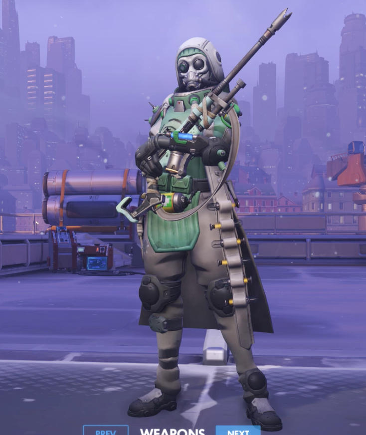 Overwatch All Of Ana S Skins Including A Destiny Rip Off