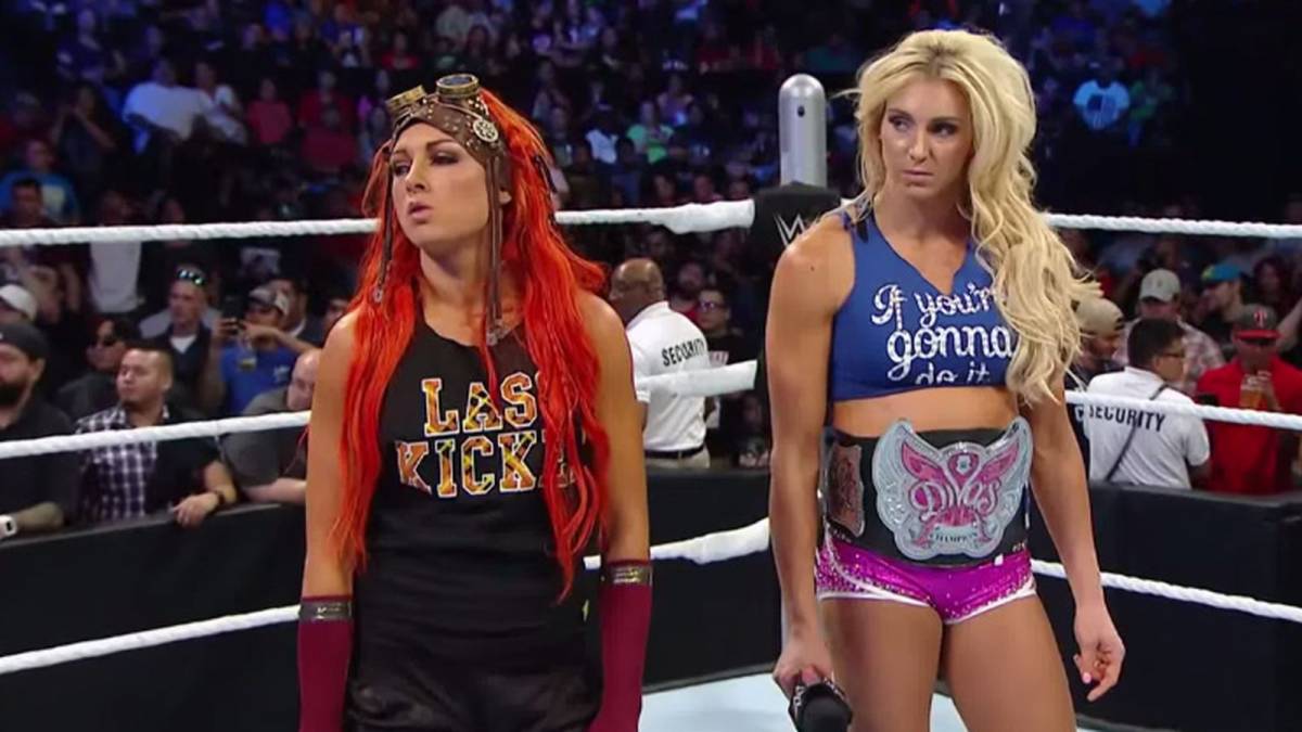 Becky Lynch and Charlotte