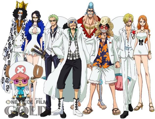 One Piece Film: Gold White Casino & Beach Barbecue Straw Hat Costumes  Revealed : r/OnePiece