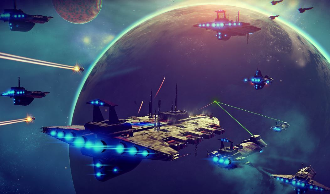 No Man's Sky space battles