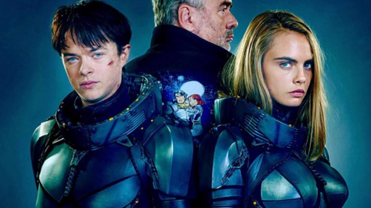 Cara Delevingne and Dane DeHaan in Valerian