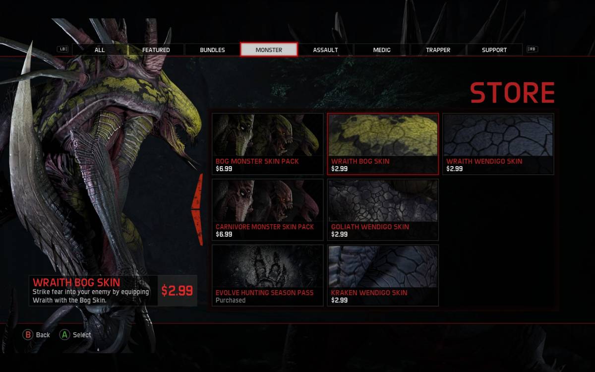 Evolve DLC