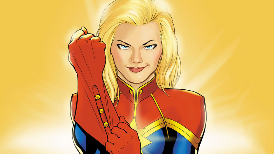 captain marvel comics cover