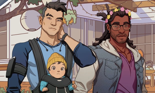 dream daddy a dad dating simulator scene