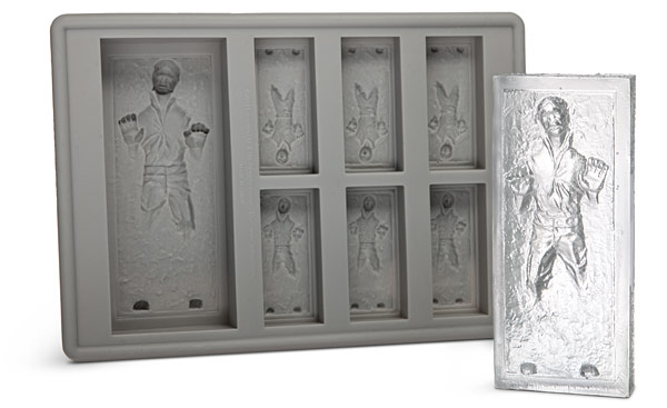 Star Wars gift idea: Han Solo ice cube tray