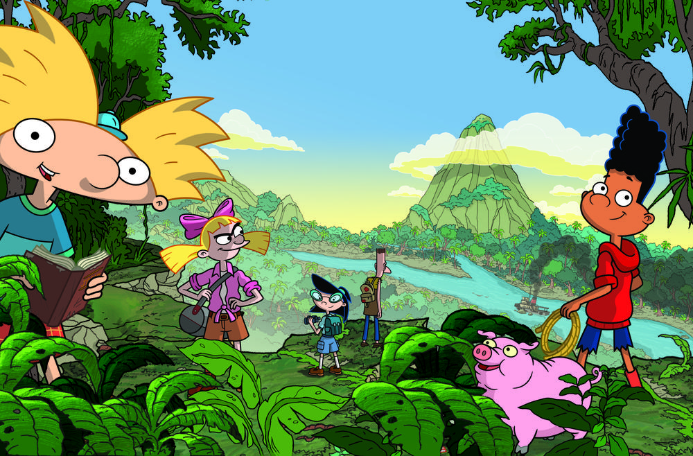 HEY ARNOLD!: THE JUNGLE MOVIE still featuring main characters