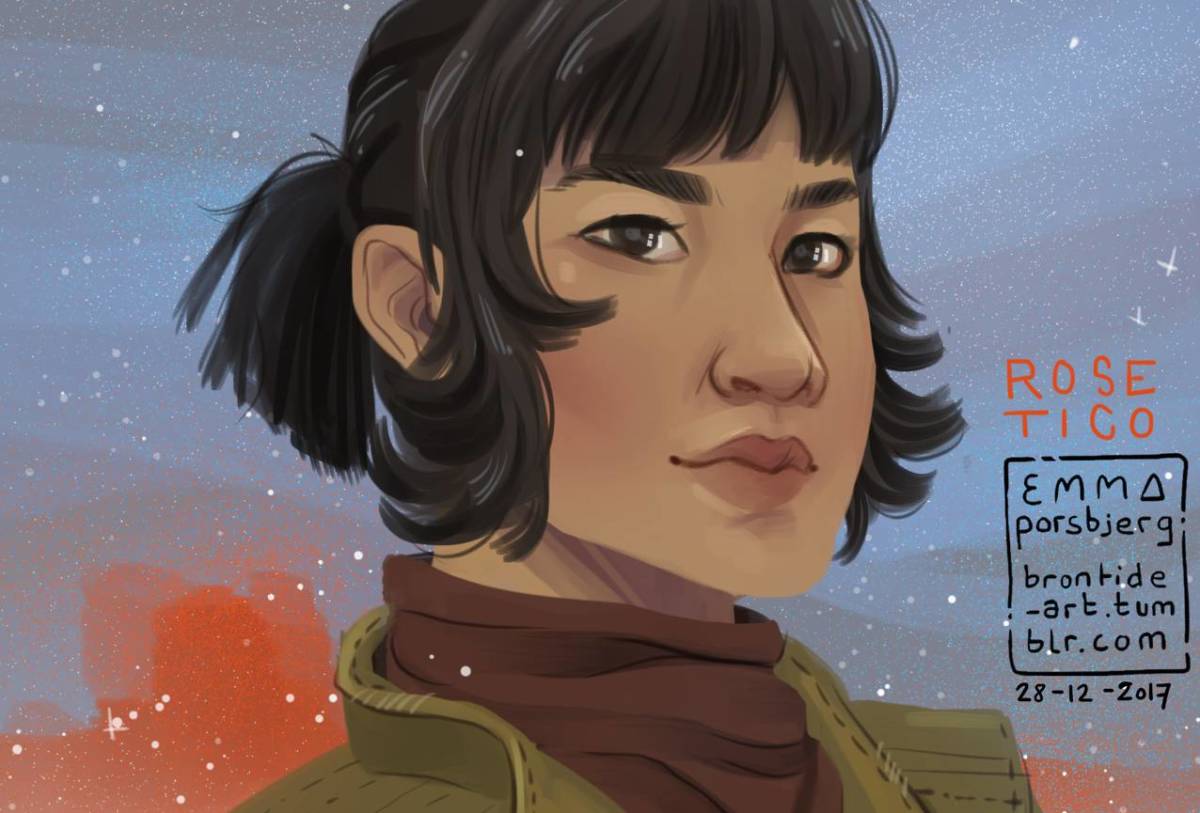 Rose Tico fanart on "5 things we love about Kelly Marie Tran"