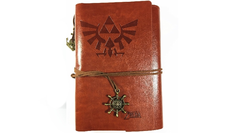 Zelda brown leather style journal
