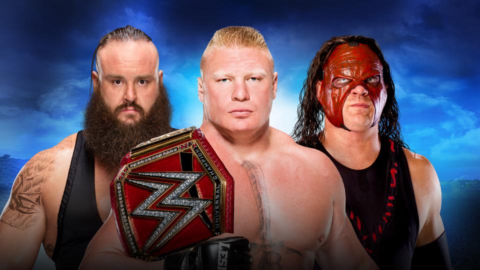 Lesnar vs Kane vs Strowman