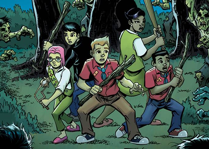 Ghoul Scouts #1 comics cover art