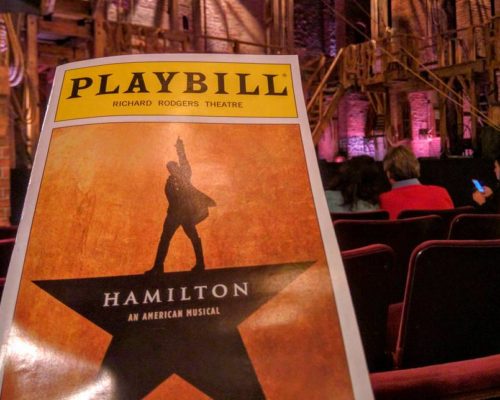 Hamilton playbill