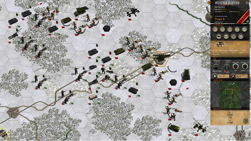 Klotzen! Panzer Battles map screenshot