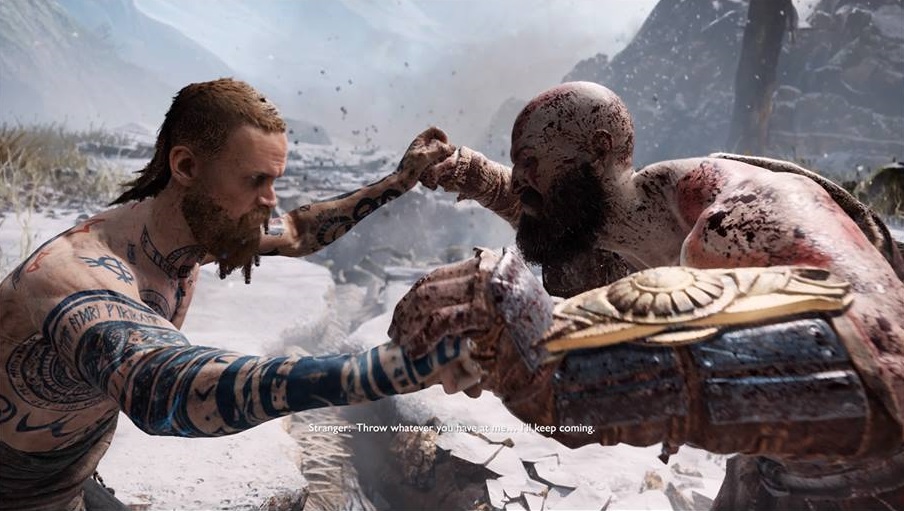 God of War The Stranger: Who is the First Boss? - GameRevolution