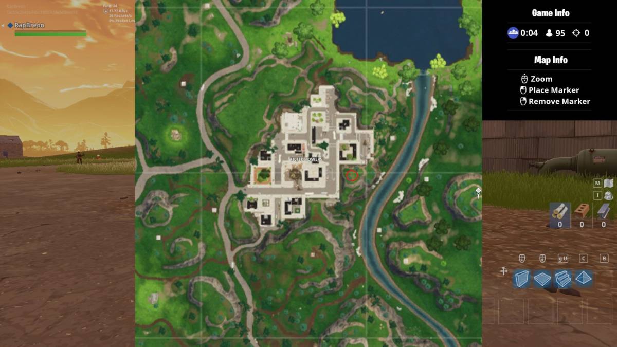 Tilted Towers treasure