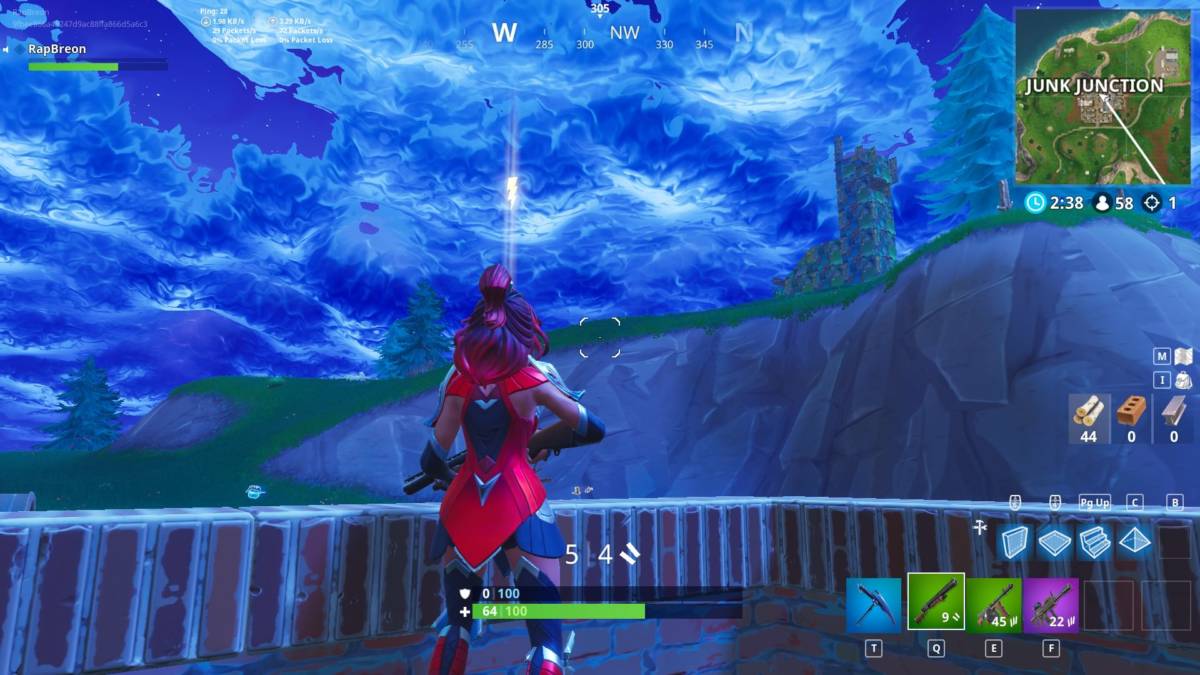 Junk Junction lightning bolt