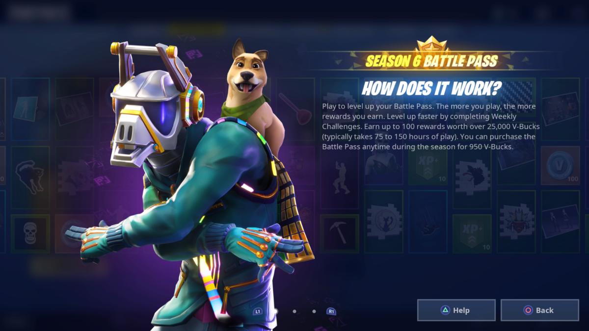 Fortnite Season 6 Battle Pass