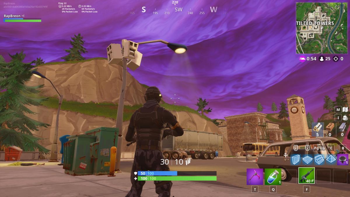 fortnite season 6 guide dance under different streetlight - where are street lights in fortnite