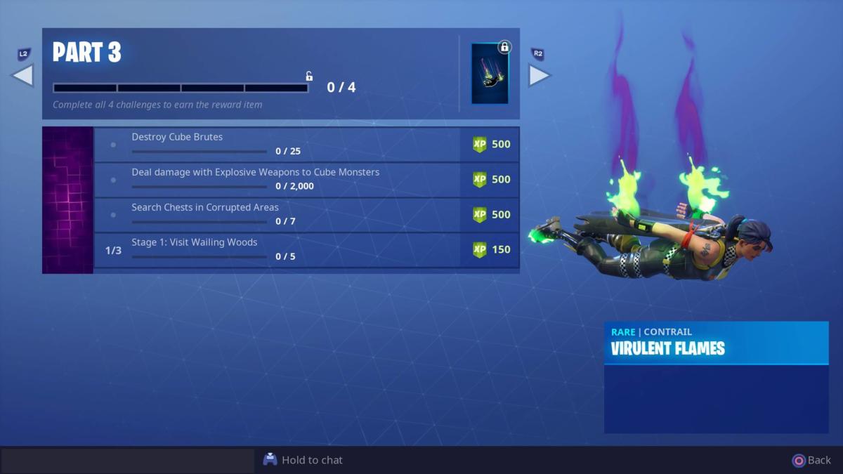 Fortnitemares 2018 Challenges