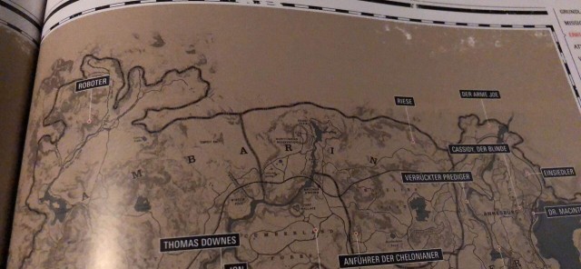 Red Dead Redemption 2's full map leaked