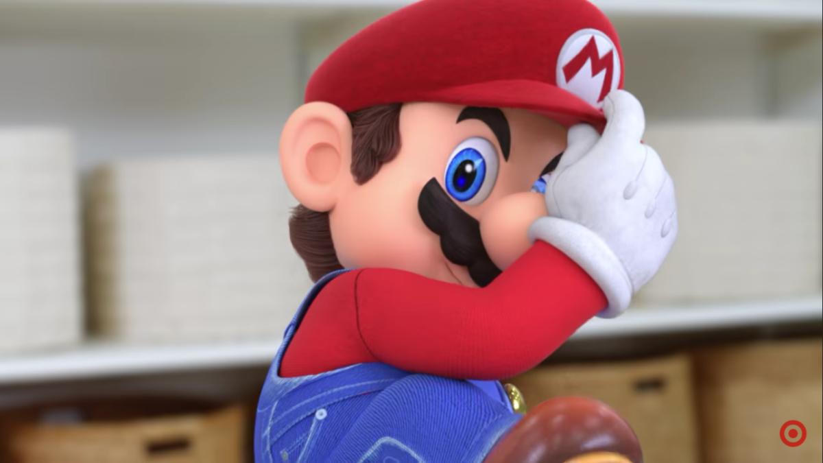 Mario tipping his signature red hat