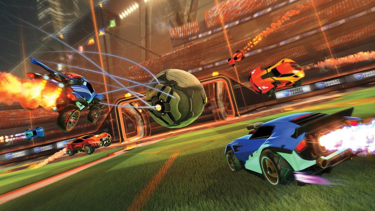 rocket league multiplayer split screen customize cars