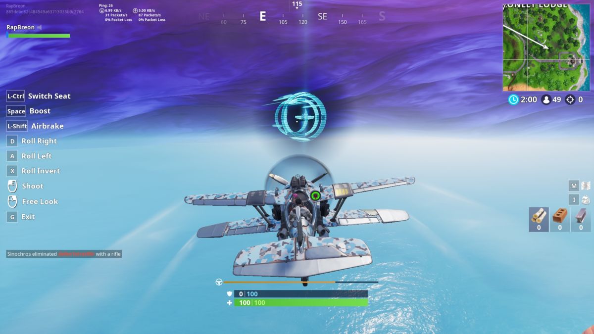 Fortnite Season 7 Guide: X-4 Stormwing Timed Trials Locations Walkthrough