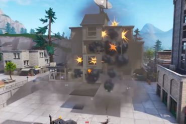 Fortnite Season 8 Tilted Towers building