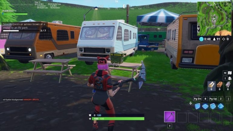 Fortnite Overtime Challenges: Search Ammo Boxes At A Motel Or RV Park ...
