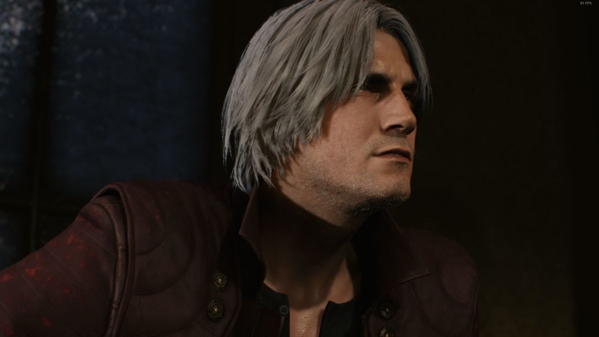 Devil May Cry 5 Dante Silver White Cosplay Wig