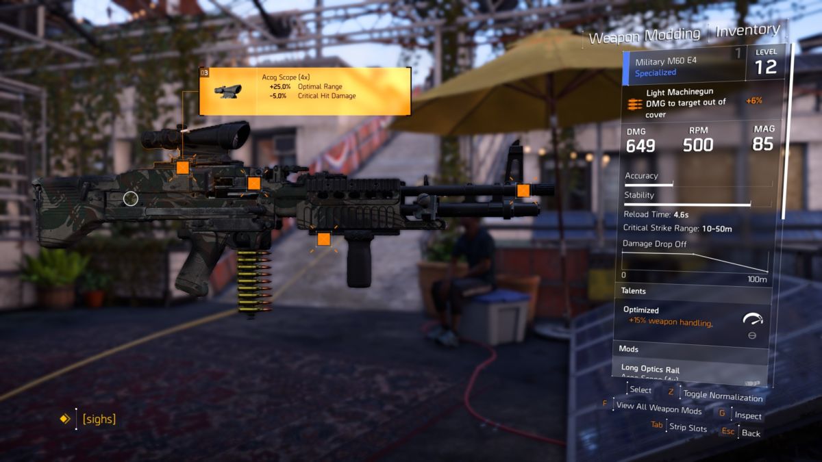 The Division 2 weapon Mods
