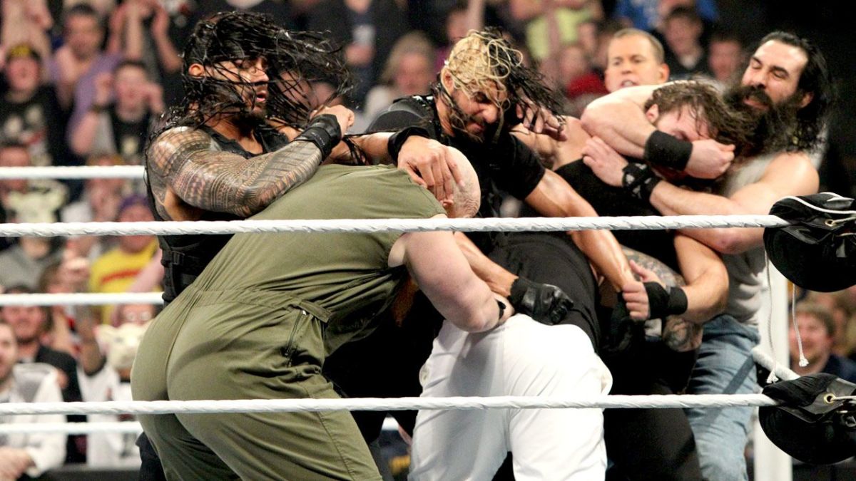 The Shield vs. The Wyatt Family, Elimination Chamber 2014