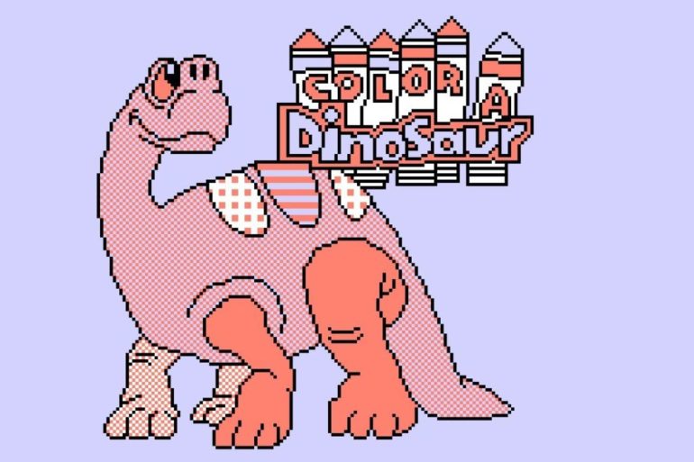 Color a Dinosaur