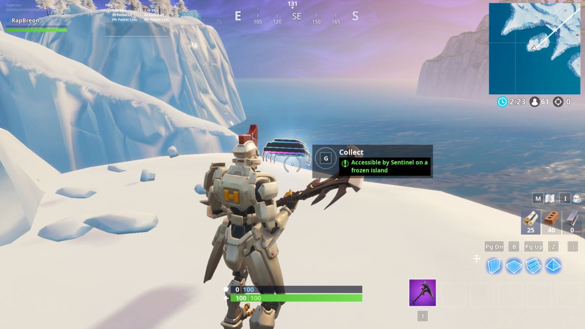 Fortbytes frozen island