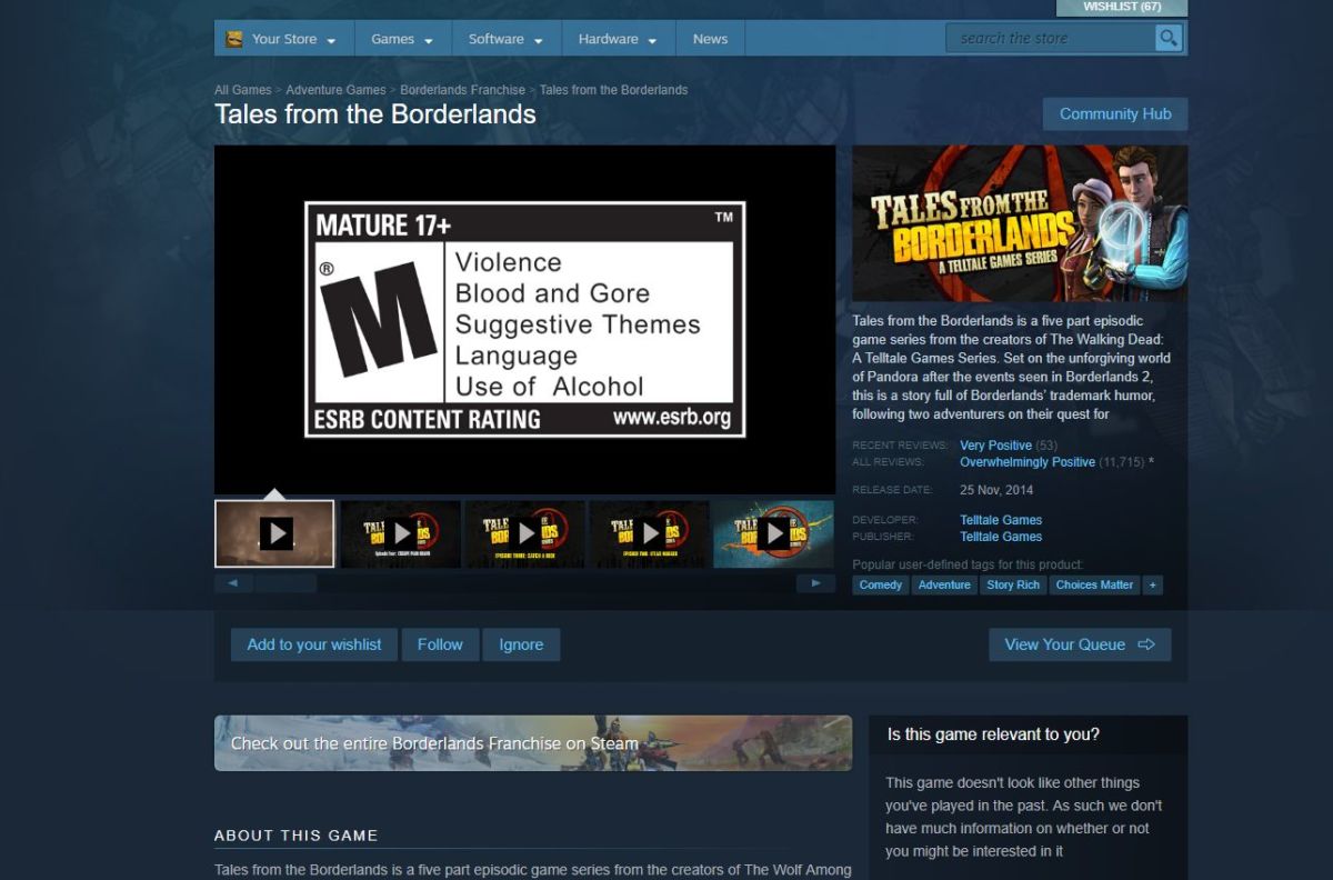 Tales From The Borderlands