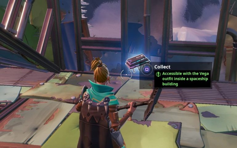 Fortnite Season 9 Fortbyte #19 Location: Accessible With The Vega Outfit  Inside A Spaceship Building - Cultured Vultures