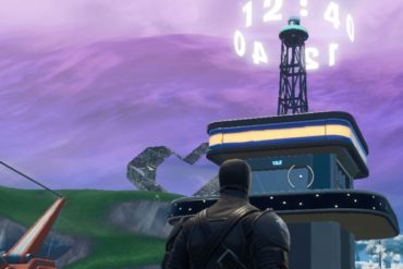 Neo Tilted clock