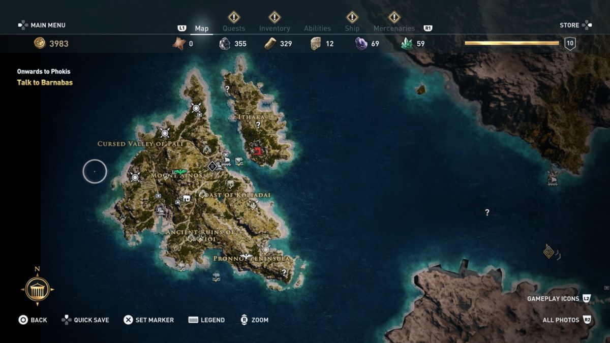 Assassin's Creed: Odyssey map shown, 62% bigger than Origins