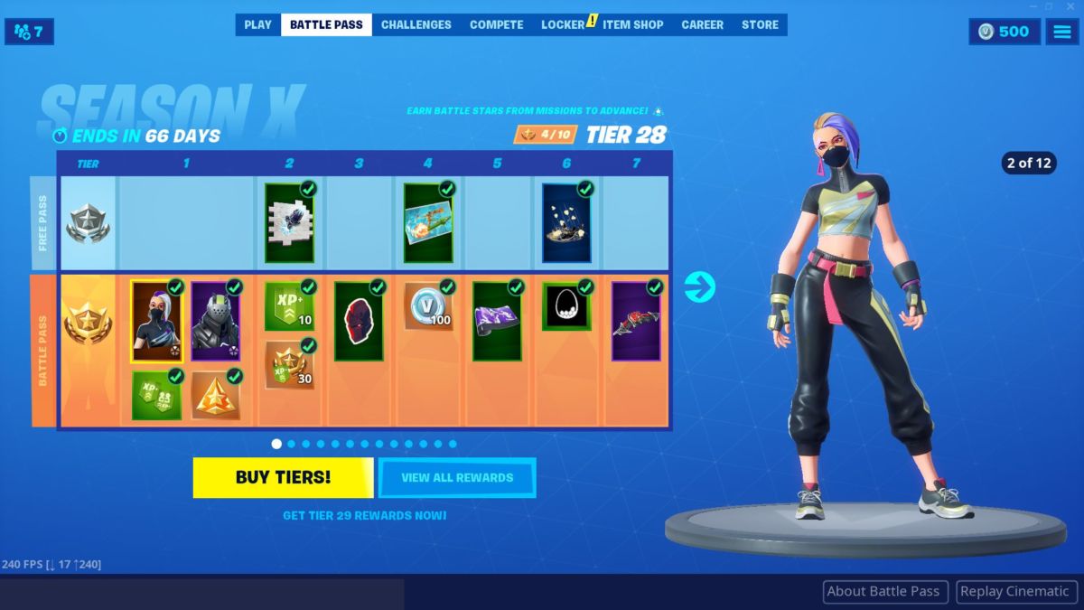 Fortnite Season 10 Battle Pass skins and map changes including Catalyst,  Yond3r, Sparkle Supreme and Tier 100 Ultima Knight