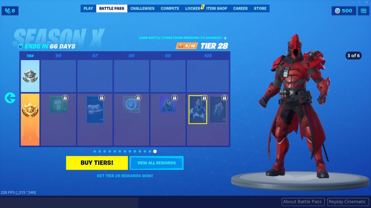 Fortnite Battle Pass & Styles: Catalyst, Ultima Knight, Eternal Voyager & More