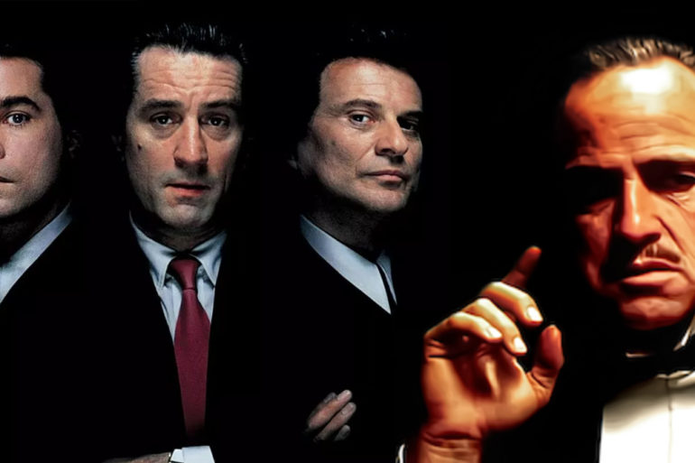 the godfather goodfellas marlon brando ray liotta robert de niro joe pesci